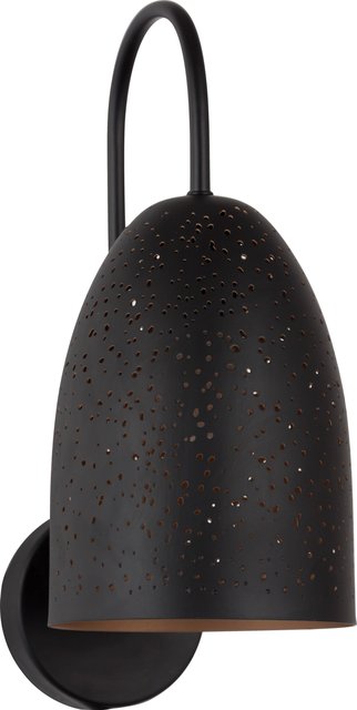 Clint New vegglampe 12cm sort 4