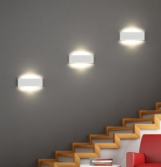 Concha vegglampe 28cm hvit, bilde 1 av 3
