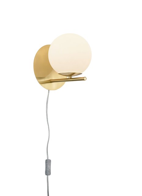 Pure vegglampe 20,6cm messing, bilde 5 av 5