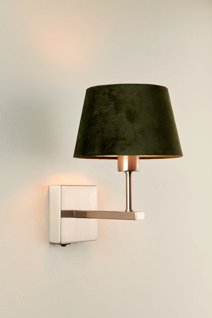 Mango vegglampe 20cm stål 2