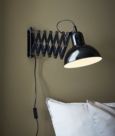 Riggs vegglampe 18,5cm sort 2