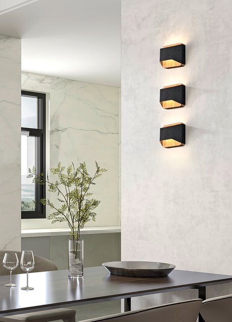 Arino LED vegglampe 12cm sort 3