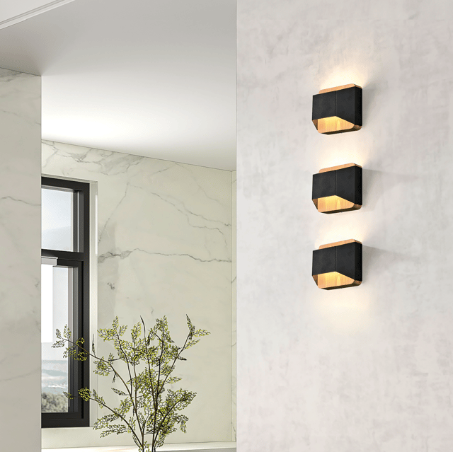 Arino LED vegglampe 12cm sort 1