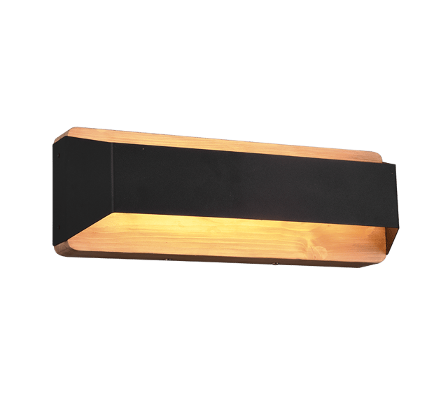 Arino LED vegglampe 35cm sort