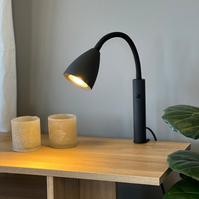 Lina leselampe til sengegavl 40,8cm sort 2