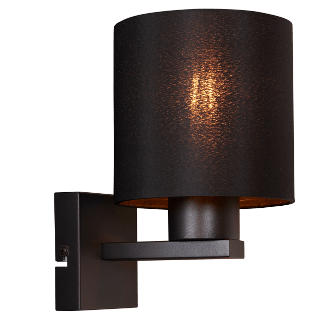 Torino vegglampe 24cm sort