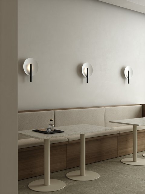 Furiko vegglampe 42cm sort 2