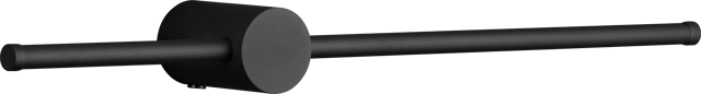 Pole LED vegglampe 60cm sort 3