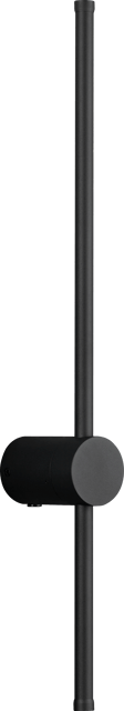 Pole LED vegglampe 60cm sort 2