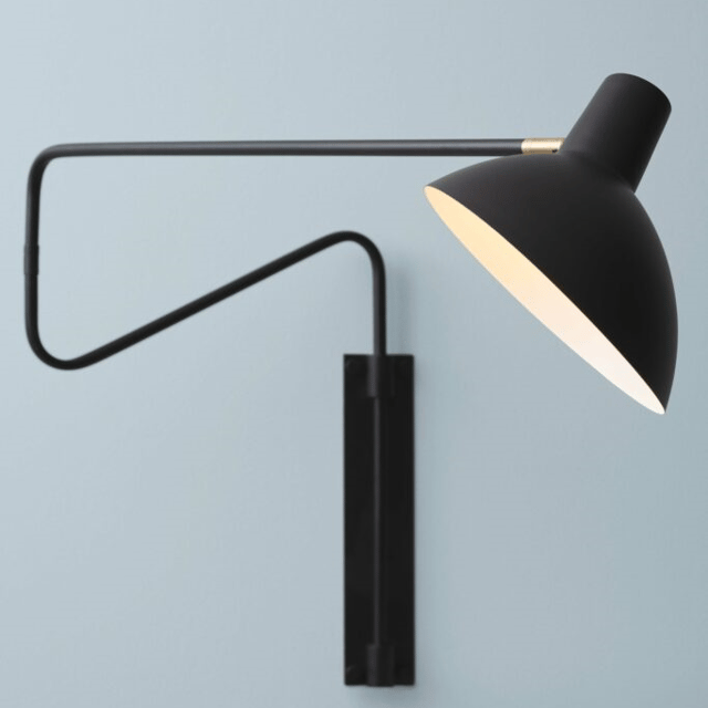 Metropole Deluxe Small vegglampe 36cm sort 1