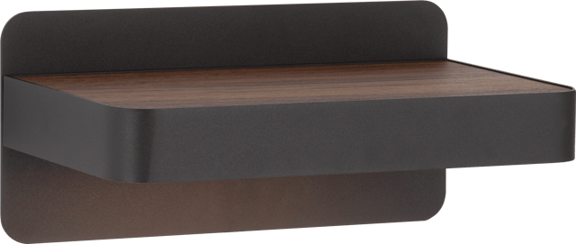 Western LED vegglampe 25cm sort 3