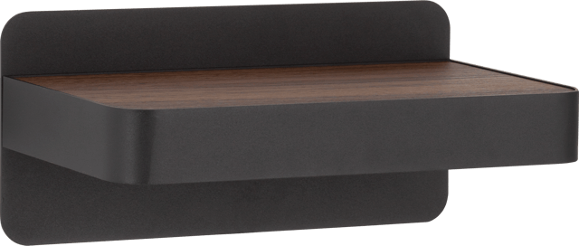Western LED vegglampe 25cm sort 4