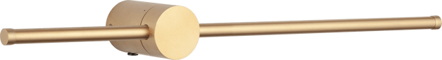 Pole LED vegglampe 60cm gull 4