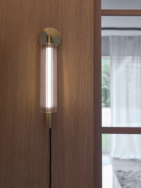 Kosta LED vegglampe 43,5cm messing 4