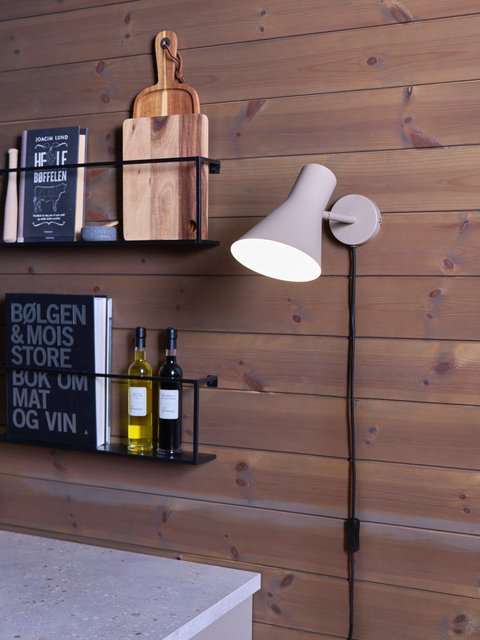 Odense leselampe vegg 18,5cm beige, bilde 3 av 7
