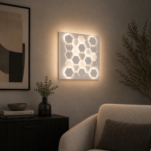 Cifavo LED vegglampe 55cm hvit 1