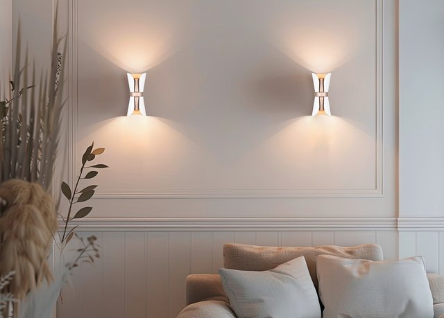 Coat vegglampe 21cm hvit, bilde 2 av 6