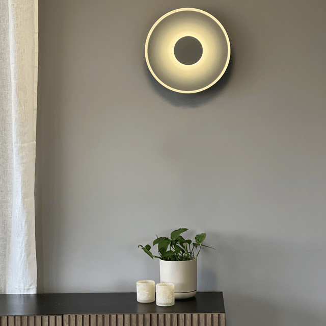 Lydia LED vegglampe 35cm grå, bilde 1 av 9