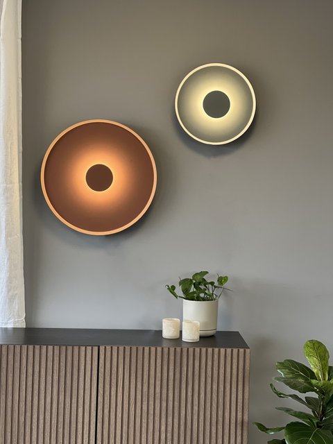 Lydia LED vegglampe 35cm grå, bilde 5 av 9
