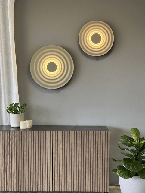 Lude LED vegglampe 40cm rosa, bilde 4 av 10