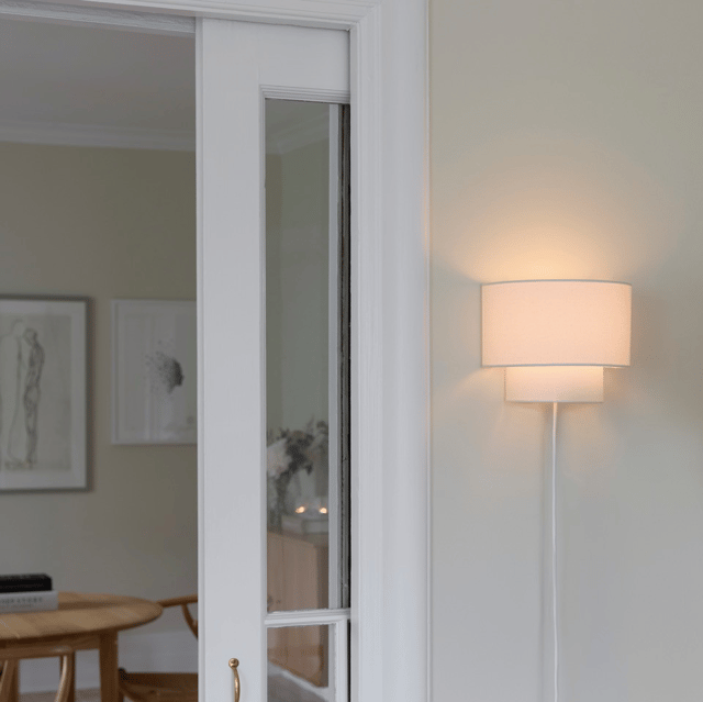 Trysil vegglampe 20cm beige 1