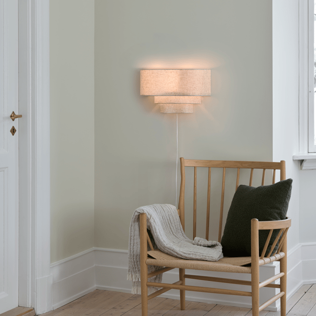 Blefjell vegglampe 25cm beige 1
