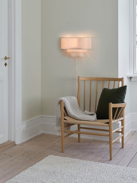 Blefjell vegglampe 25cm beige 2