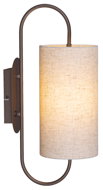 Loop vegglampe 48cm brun, bilde 5 av 6