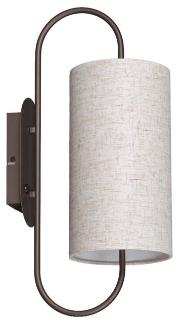 Loop vegglampe 48cm brun, bilde 6 av 6