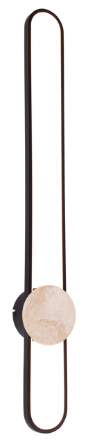 Lyon LED vegglampe 90cm sort 2