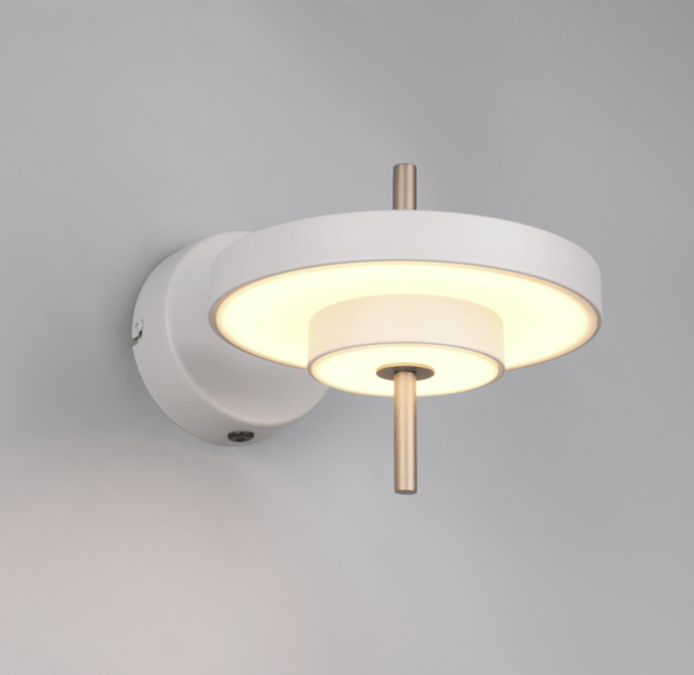 Keaton LED vegglampe 20cm grå 1