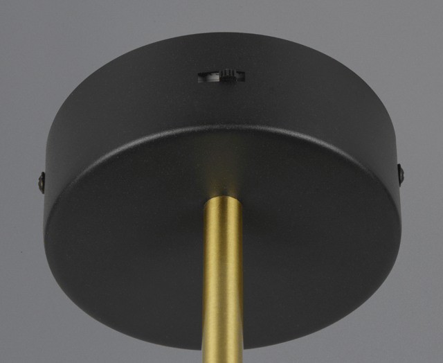 Keaton LED vegglampe 20cm sort 4
