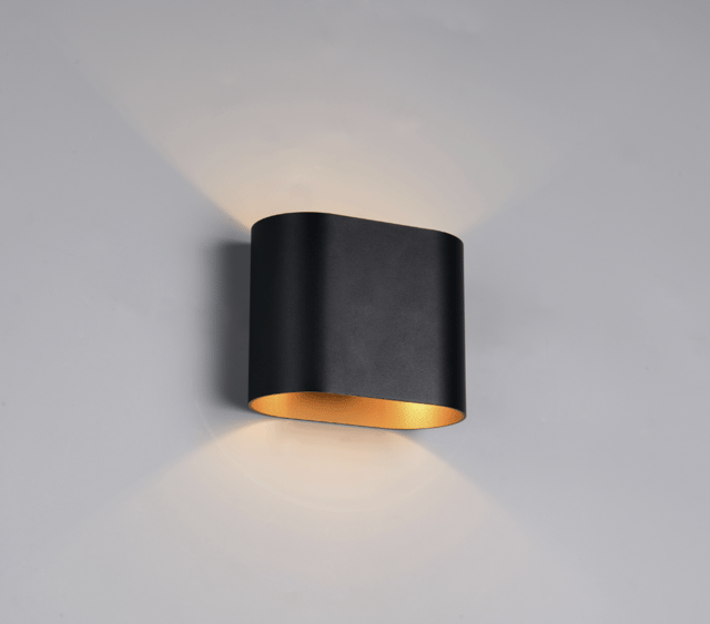 Alani vegglampe 12cm sort, bilde 1 av 3