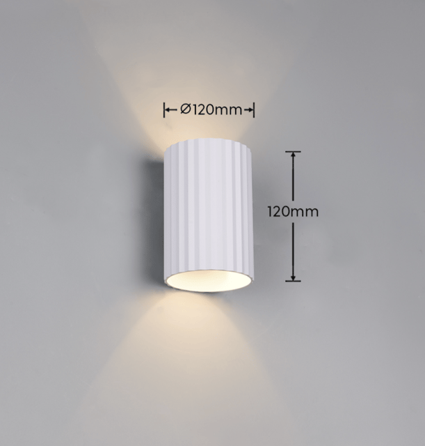 Imaria vegglampe 8cm hvit 2