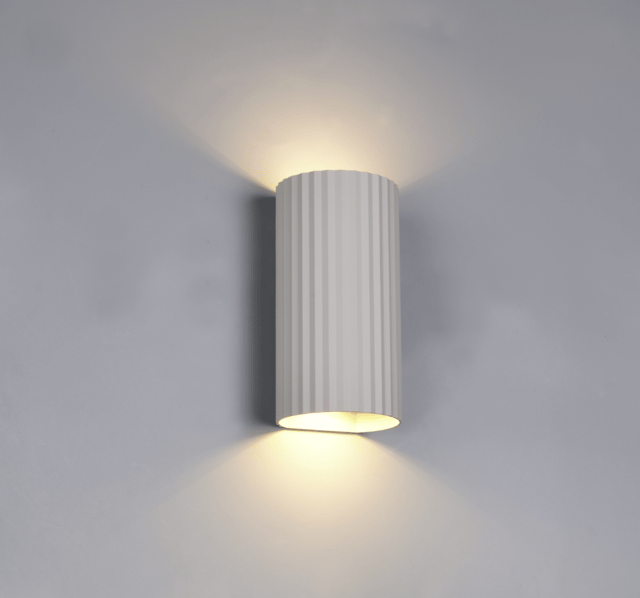 Soka vegglampe 2lys 18cm grå, bilde 1 av 3