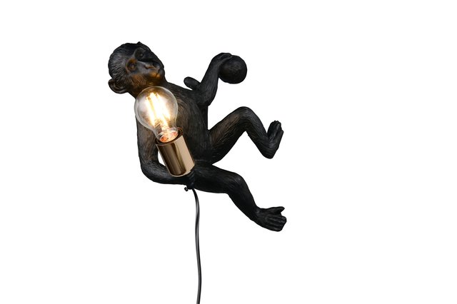 Louy vegglampe 36,5cm sort 2