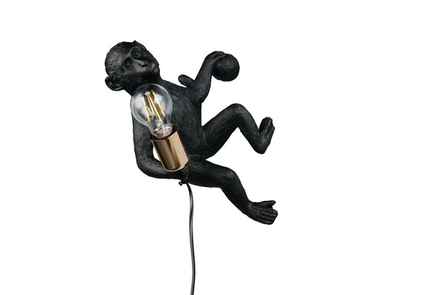 Louy vegglampe 36,5cm sort 4