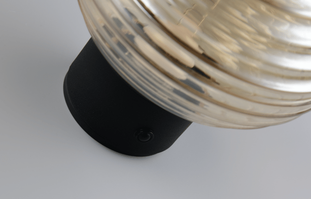 Earl LED oppladbar vegglampe 15,5cm amber, bilde 4 av 5