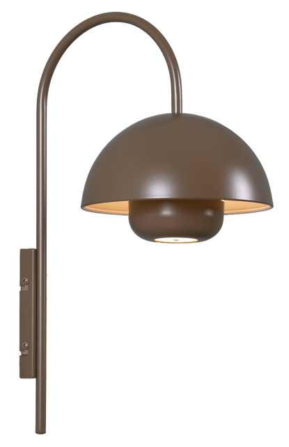 Myla LED oppladbar vegglampe 45cm brun, bilde 3 av 3