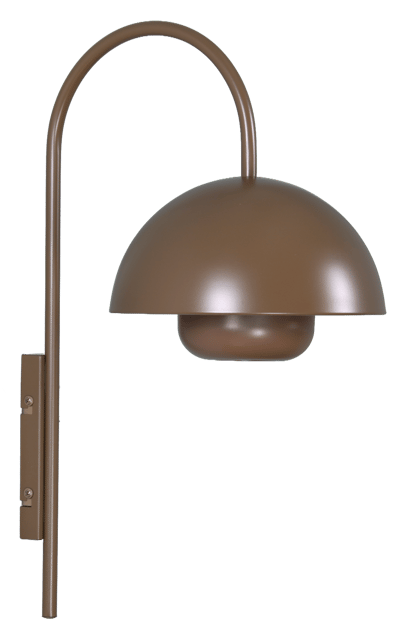 Myla LED oppladbar vegglampe 45cm brun, bilde 2 av 3