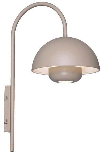 Myla LED oppladbar vegglampe 45cm beige, bilde 3 av 3