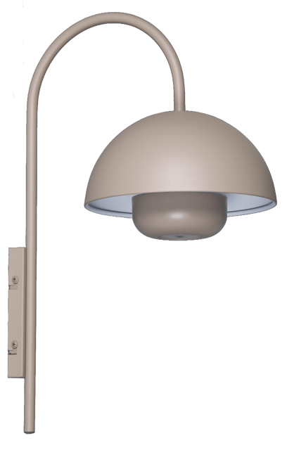 Myla LED oppladbar vegglampe 45cm beige, bilde 2 av 3