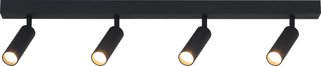 Bino LED skinne 4lys 80cm sort 2
