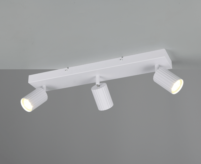 Soka skinne 3lys 50cm hvit 1