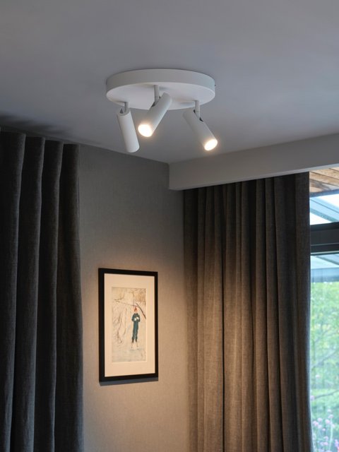 Bino LED takspot 3lys 30cm hvit, bilde 5 av 6