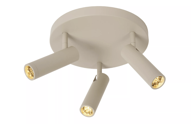 Grado takspot 3lys 25cm beige, bilde 2 av 4