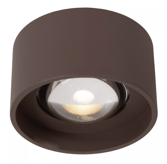 Lenz utelampe takspot 10cm brun, bilde 1 av 2