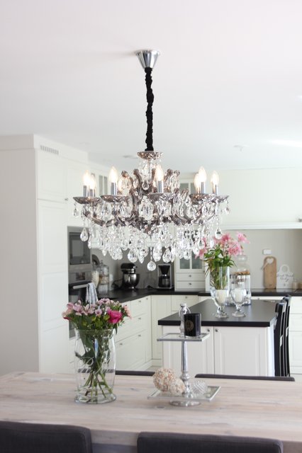 Hawk taklampe lysekrone 9lys 75cm krystall, bilde 6 av 7