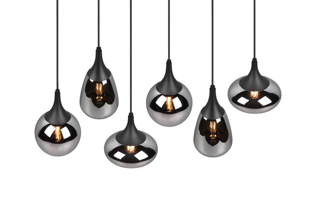 Lumina taklampe rektangel 6lys 85cm smoke, bilde 4 av 9