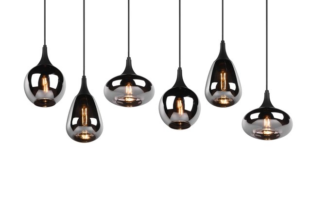 Lumina taklampe rektangel 6lys 85cm smoke, bilde 5 av 9